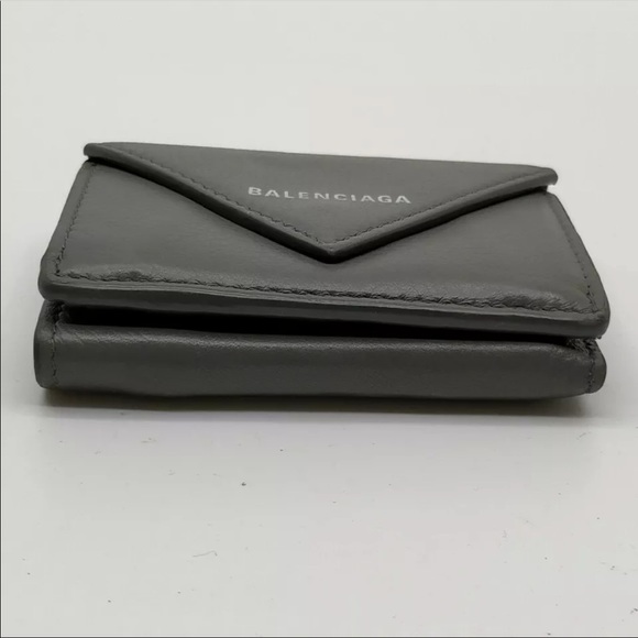 BALENCIAGA Wallet  Gray Leather - Picture 4 of 9